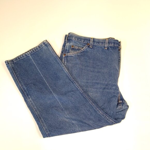 Big Mac Relaxed Fit Heavy Duty Work Blue Jeans Men's 44 x 29 No Tags EUC - Picture 4 of 4